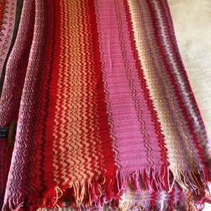 Multi color Missoni scarves.   Great for spring or winter!!